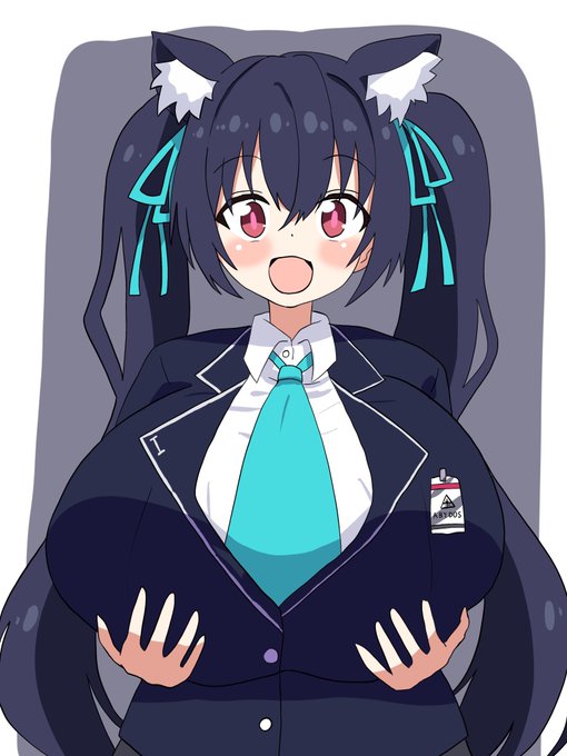 Skebで描きました でっかい黒見セリカ 