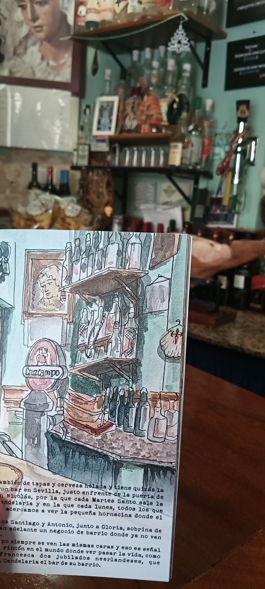 El libro donde hablamos de lugares, momentos, sentimientos sevillanos...<a href="/sultantrianero/">Antonio Sánchez Carrasco</a> con sus textos y un servidor con los colores.