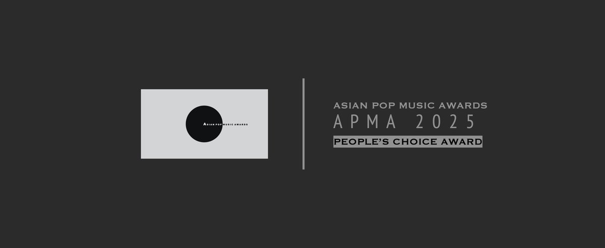 APMAHK's tweet photo. 【#APMAAWARDS】ASIAN POP MUSIC AWARDS

PEOPLE’S CHOICE AWARD

1、ZI YU / Too Deep
2、TIAN XUNING / GUANG YAN
3、AESPA / Rich Man
4、JACKSON YEE / XIE SHI
5、JACKSON WANG / MAGICMAN 2
6、BAEKHYUN / Essence of Reverie
7、ROSÉ / rosie
8、BLACKPINK / JUMP
9、JENNIE / Ruby
10、LAY ZHANG / NAO TIAN GONG (Rock the Heavenly Palace)

#APMA
#AsianPopMusicAwards
#APMA2025