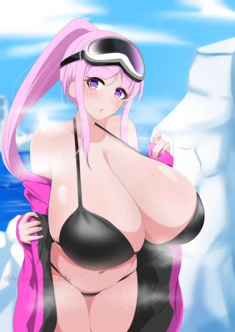 エイミ、ここで脱ぐのはマズいって…… うぉでっっっっっか #ブルアカ