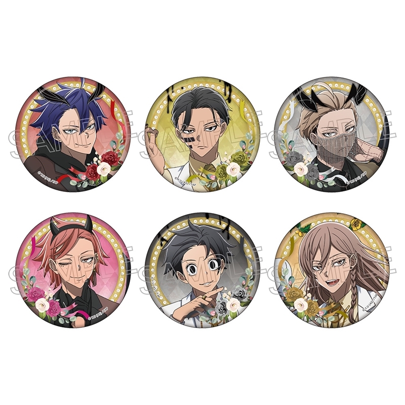 ECサイトにて予約受付中！！ 桃源暗鬼 天使と悪魔 缶バッジ アニメイト