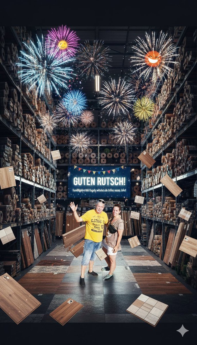 FWohnTrend's tweet image. 🎆 JAHRESWECHSEL-SALE bei Fashion-WohnTrend!
Heftige Rabatte auf CasaNova, Aspecta, Gerflor, CoreTec &amp;amp; mehr! 🔥
💬 WhatsApp 24/7 für Sonderrabatte! 👉 Fashion-WohnTrend.de
DANKE für 2025! Guten Rutsch! 🍾✨
#Vinylboden #Sale #GutenRutsch