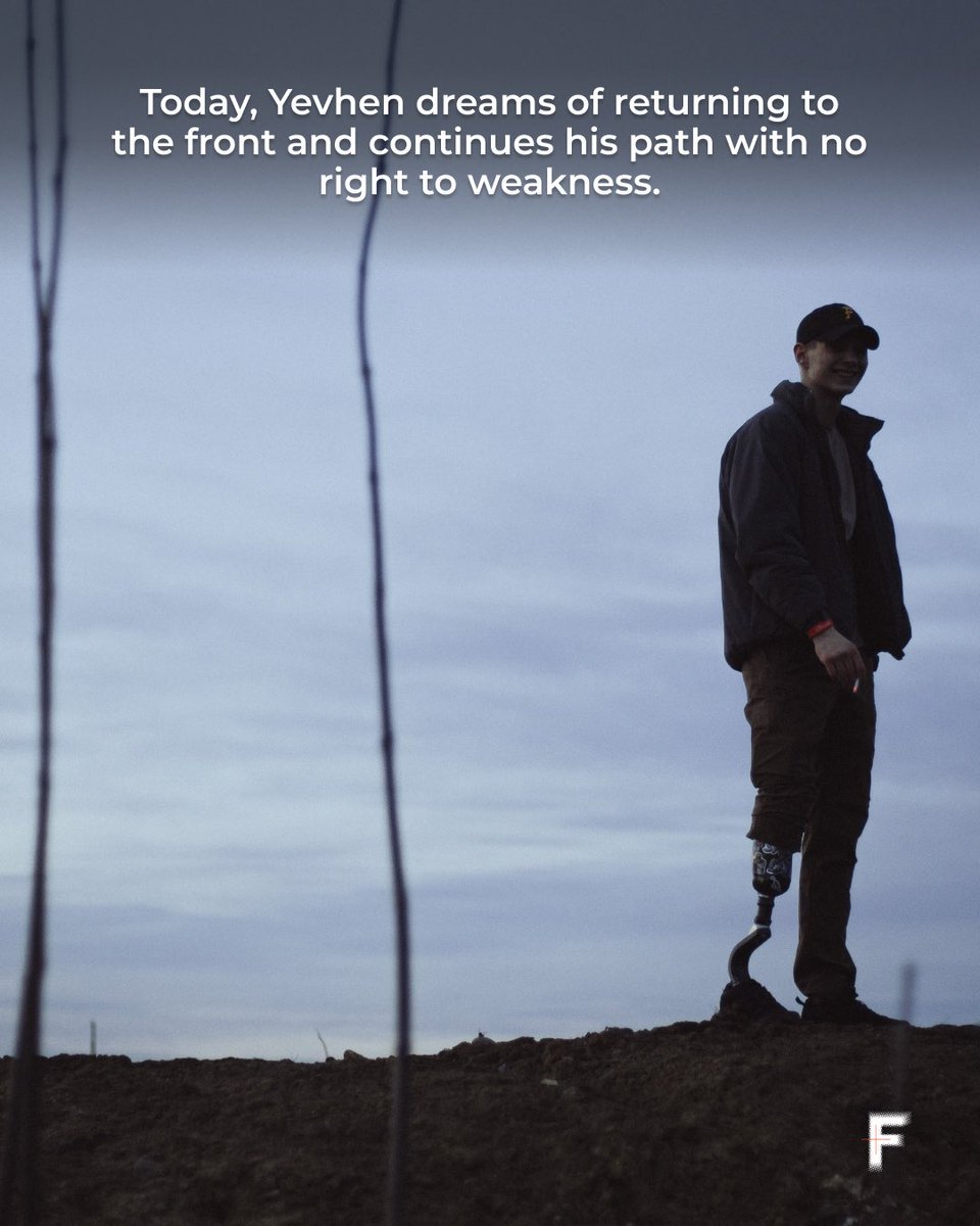 frontliner_ua's tweet photo. Today, he is learning to live with a new body, training and rebuilding plans for the future — between the memory of what he survived and the desire to keep moving forward.

Read the full report on our website: https://t.co/AaXqkC6rG5 https://t.co/TcMAWikpD7