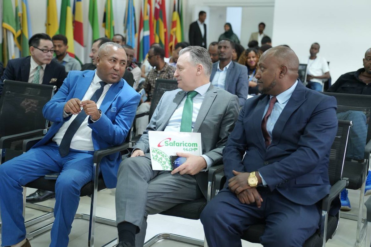 SafaricomET's tweet photo. Safaricom CEO Wim Vanhelleputte addressed Ethiopia’s digital future at the #ARDATalk hosted by the Institute of Foreign Affairs (IFA). He shared Safaricom’s $3B investment, strong growth outlook, and answered key questions from attendees on inclusive connectivity. https://t.co/2d77k1F96m