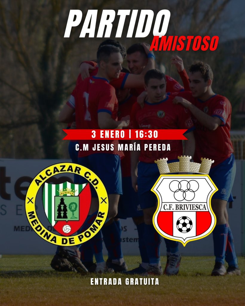 Arrancamos el año sobre el césped
Este primer partido del año llega en forma de amistoso para nuestro equipo aficionado, una gran oportunidad para volver a vernos, disfrutar del fútbol y compartir un buen rato en familia 
📅 03/01
⏰ 16:30
📍 Chuspe
🎟️ Entrada gratuita