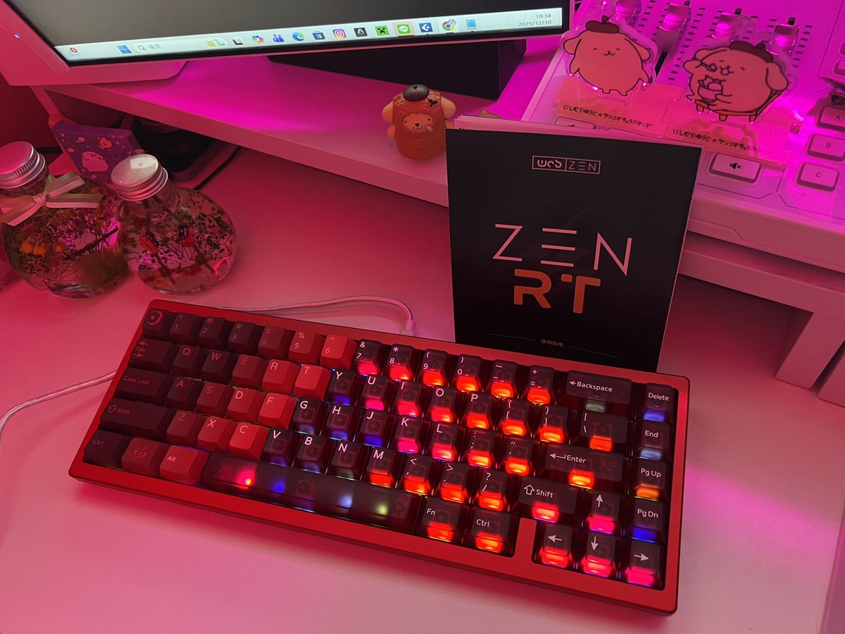ご提供頂いたWOBKEY様の新作ラピットトリガー対応モデルWOBKEY ZEN65