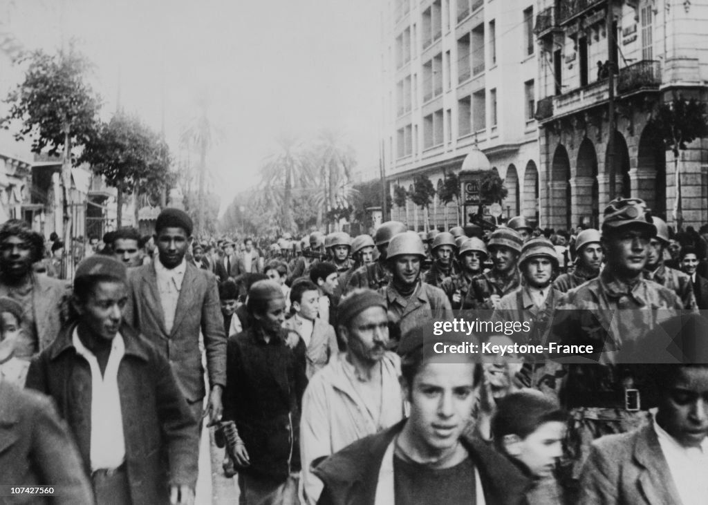 Tunisia, German Troop Marching Through Tunis In North Africa On 1943
UNSPECIFIED - JANUARY 01: Tunisia, German Troop Marching Through Tunis In North Africa On 1943 (Photo by Keystone-France/Gamma-Keystone via Getty Images)