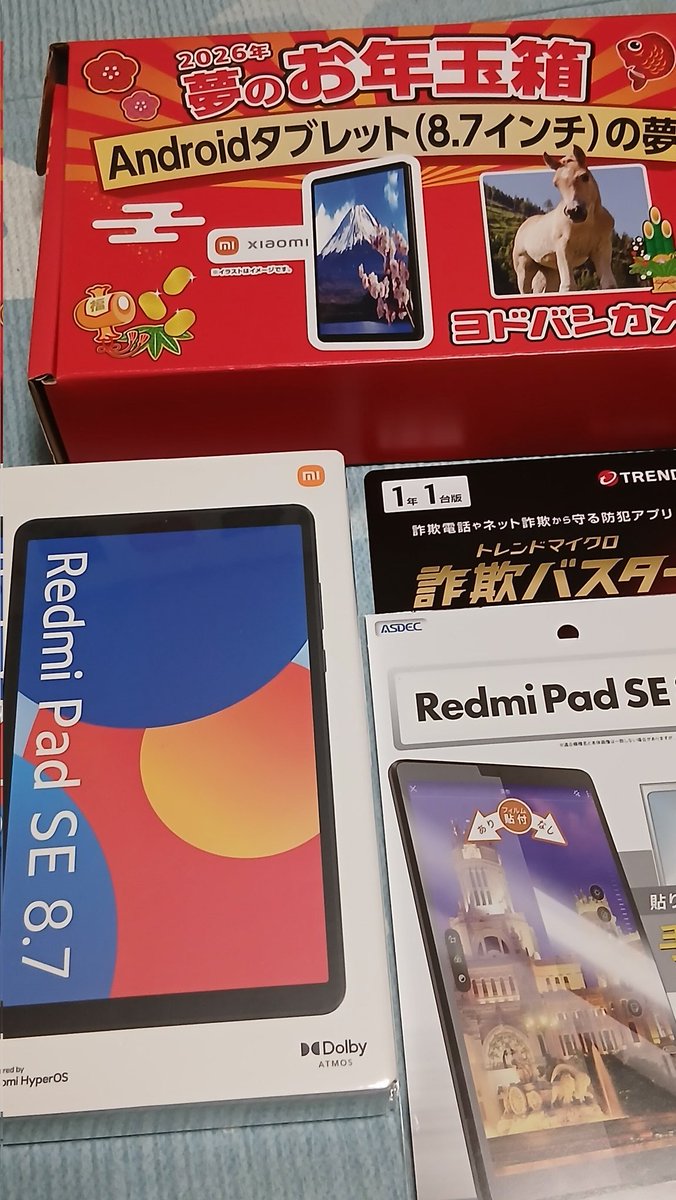 後世の為の記録ですが、ヨドバシドットコムの2026年夢のお年玉箱(福袋