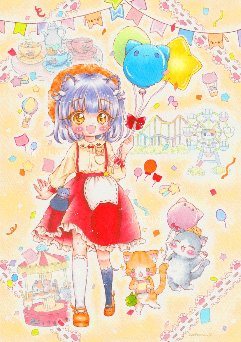 「#2025年自分が選ぶ今年の4枚 今年は新しく色々挑戦できた一歩進んだ1年でした」|里日菜こふゆのイラスト