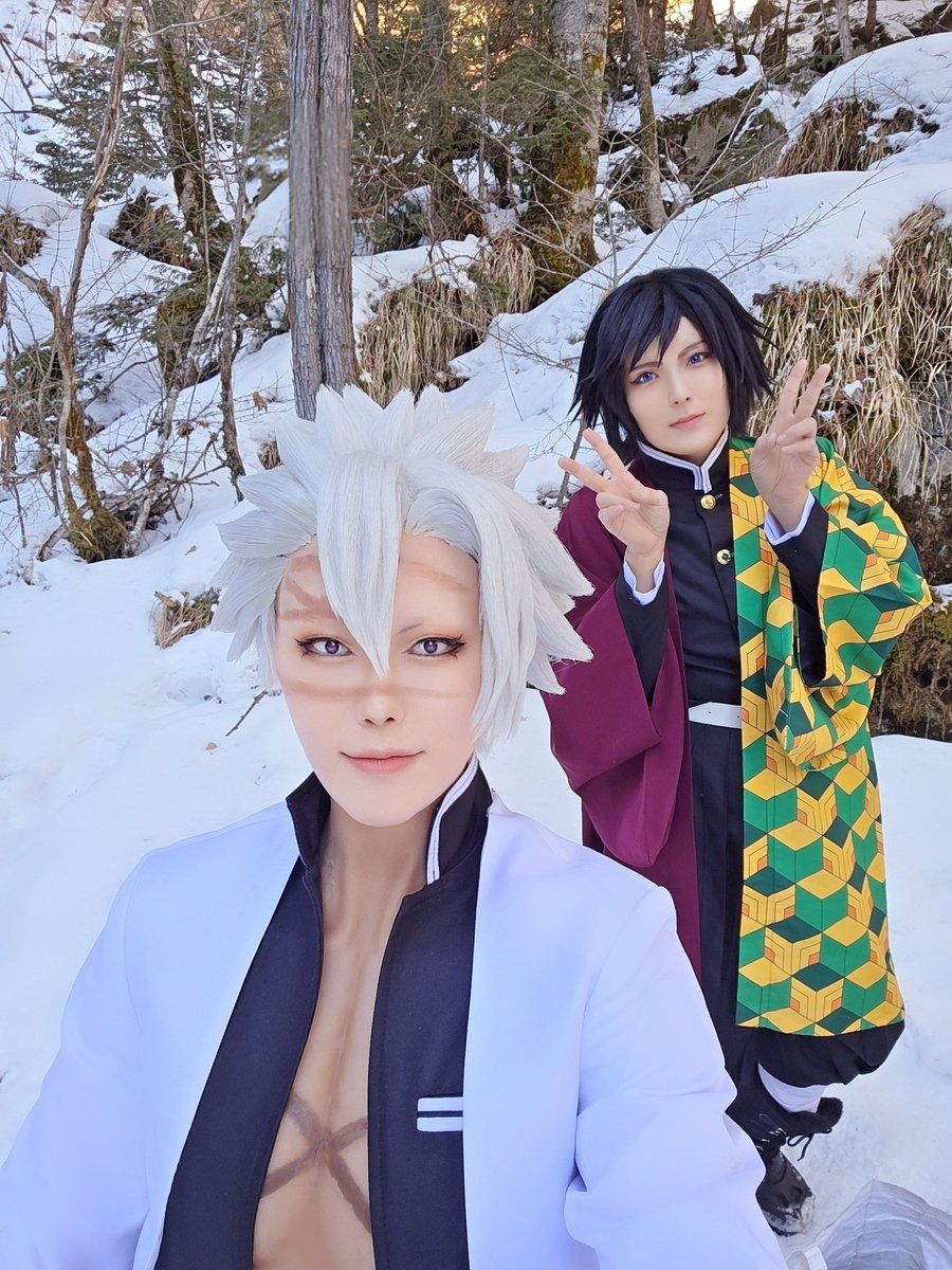 【おそくほ～・コス・kmt】
永哩さん🌊、ムトさん📷️と雪撮行ってきました💖
雪がたくさんあって景観最高で、かっこいい写真をたくさん撮ってもらったよ～🫶🥹💕💕
二人とも寒い中本当にありがとう！楽しかったです😊❤️❤️