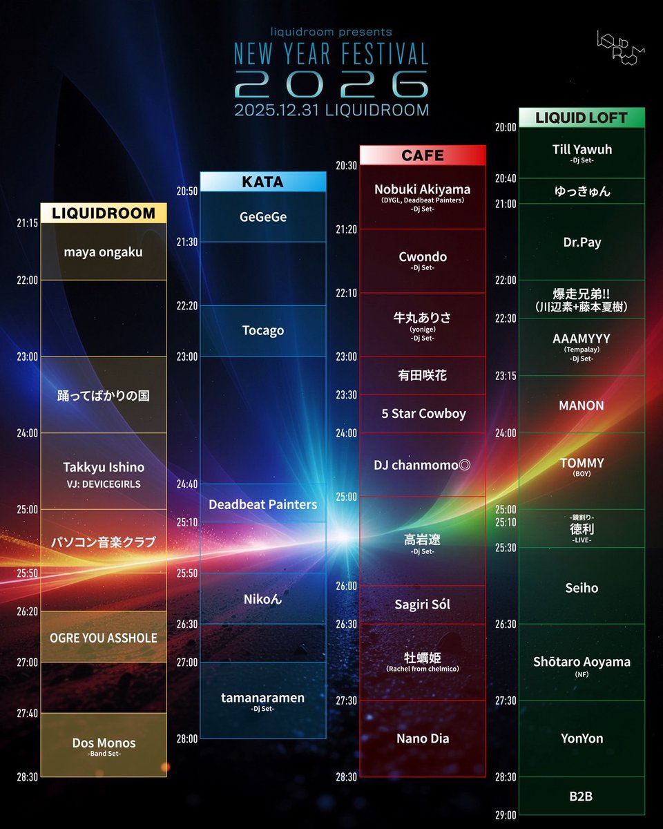 LIQUIDROOM tweet media