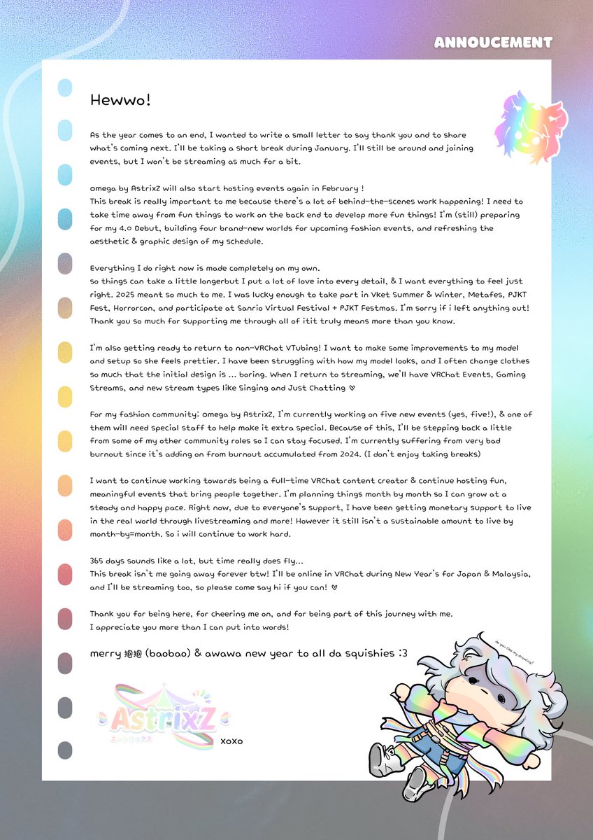 AstrixZ 🌈✨️🫧 4.0 DEBUT COMING SOON tweet media