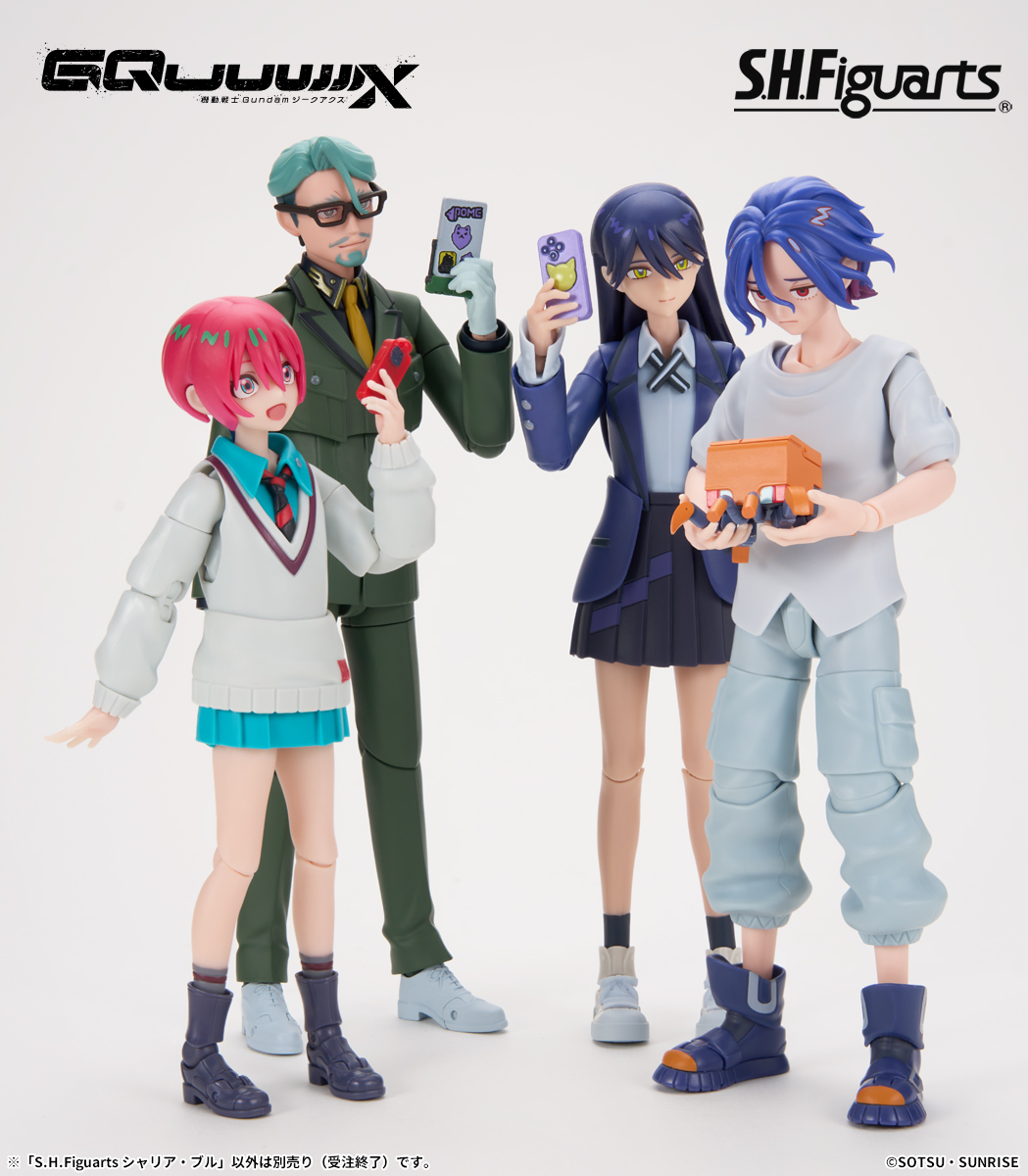 【締切迫る】
魂ウェブ商店販売アイテム「S.H.Figuarts シャリア・ブル」は2026年1月4日受注締切！
🛒ご予約は→ p-bandai.jp/item/item-1000…

『機動戦士Gundam #GQuuuuuuX』シリーズアイテムと組み合わせた撮りおろし画像を公開！シチュエーションを想像してご覧下さい♪
#ジークアクス #フィギュアーツ