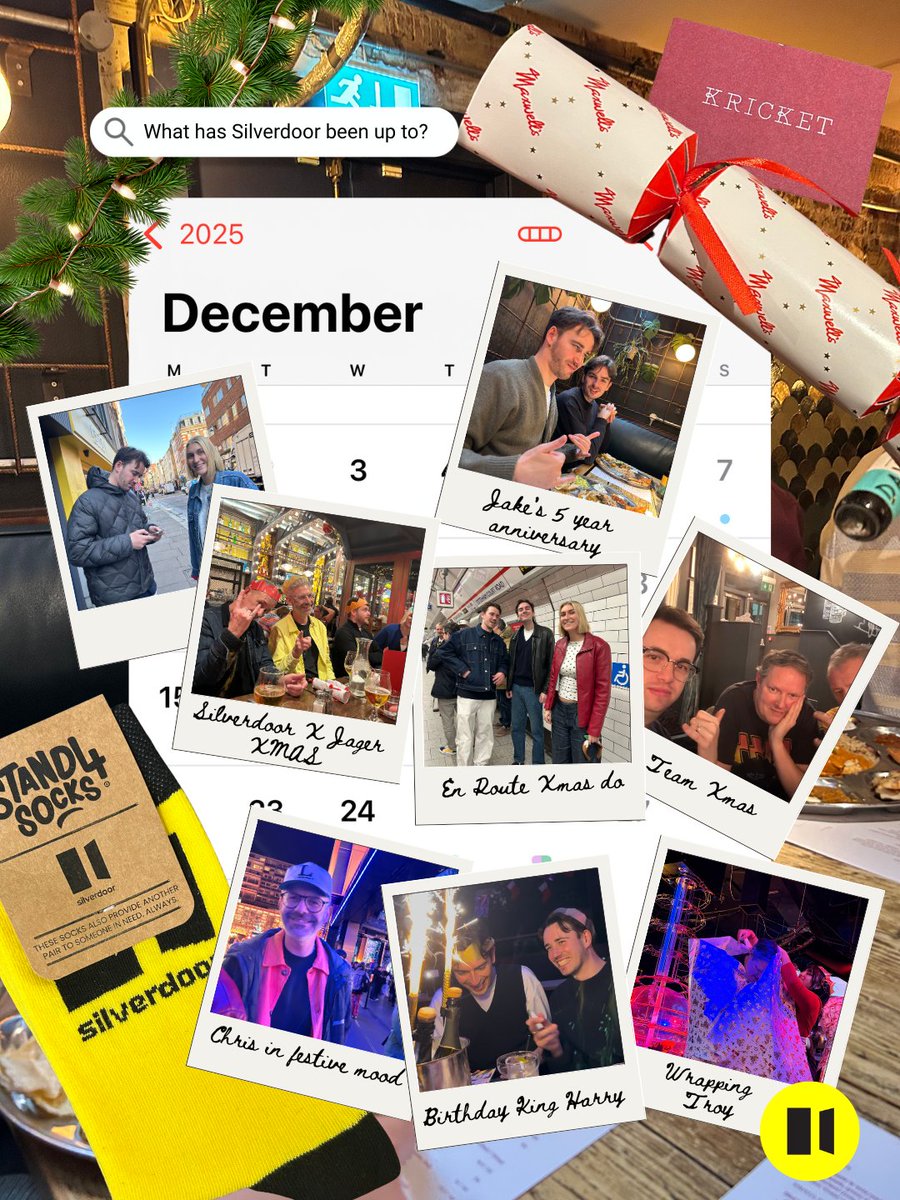 The busiest month of the year has officially come to an end✨ 

December, you were great to us! Every week was packed with events; work anniversaries, birthday's and the infamous silverdoor Christmas party 🤩🍻