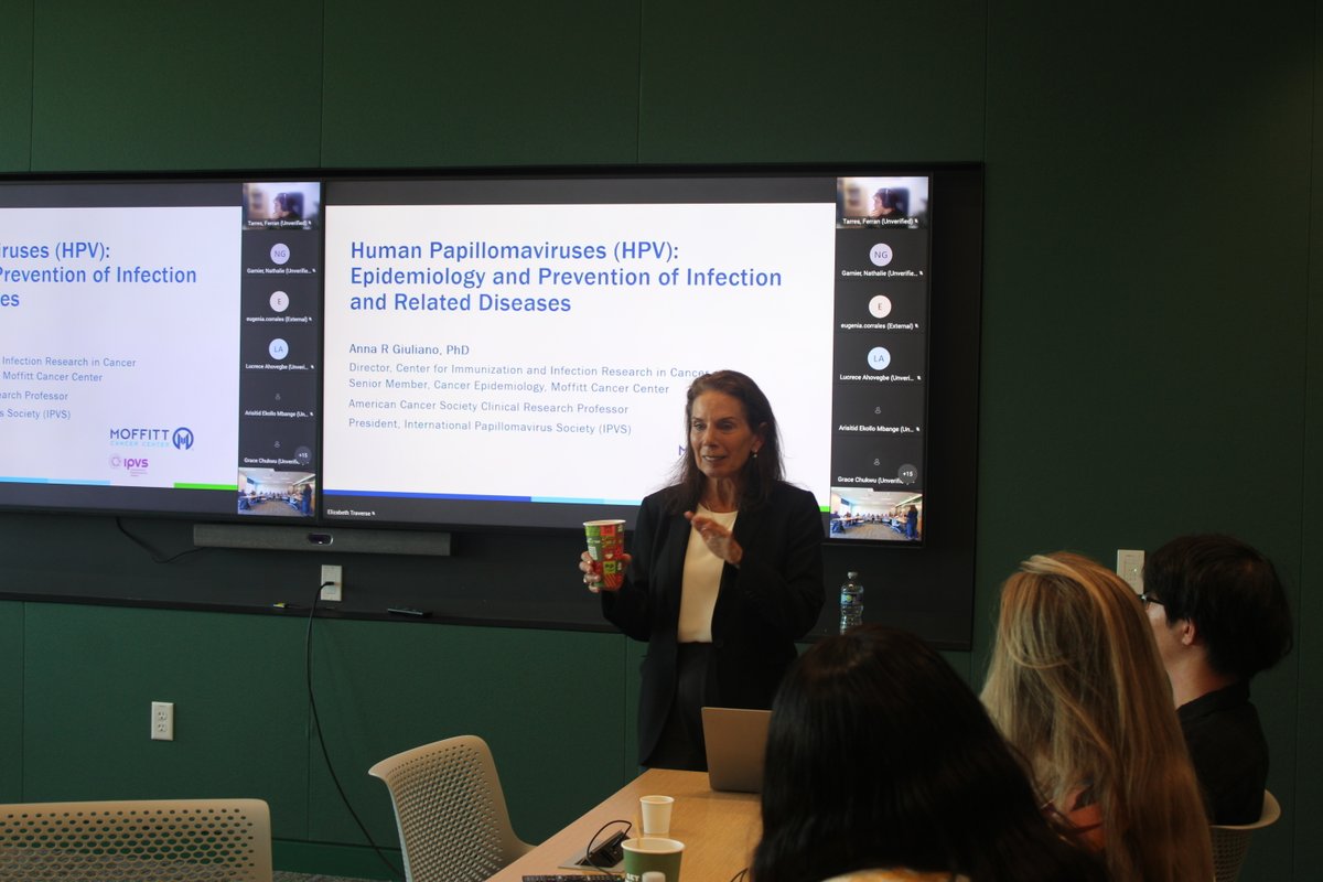 GlobalVirusNews's tweet photo. At the 2025 #GVNShortCourse in Translational Virology, Dr. Anna Giuliano (@MoffittNews) explained how #HPV causes cancers in women and men, why screening is limited for most sites, and why vaccination is essential for prevention. 

#EducationandTraining #PandemicPreparedness https://t.co/pfHl6z5Ux8