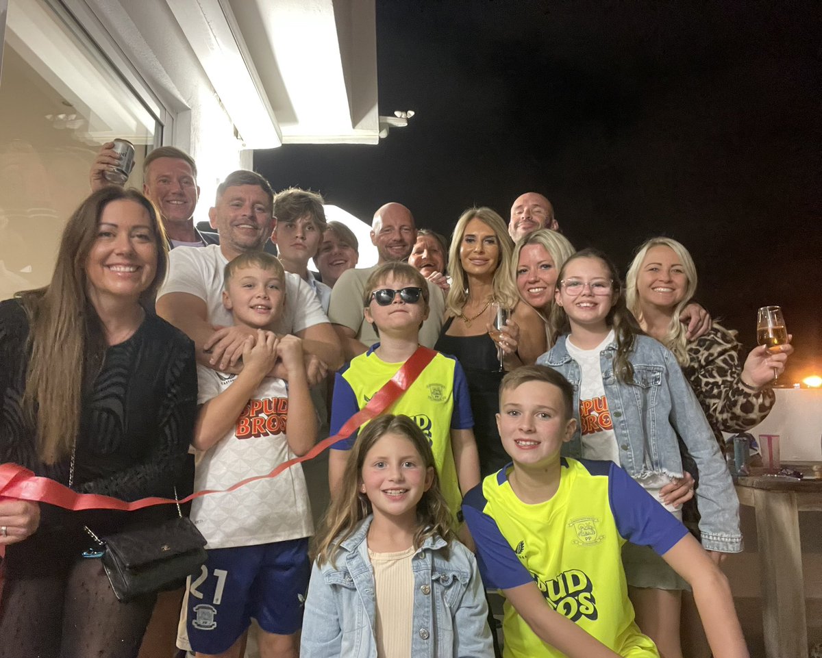 All of us  <a href="/pnefc/">Preston North End FC</a> season ticket holders watching and cheeeing from Tenerife