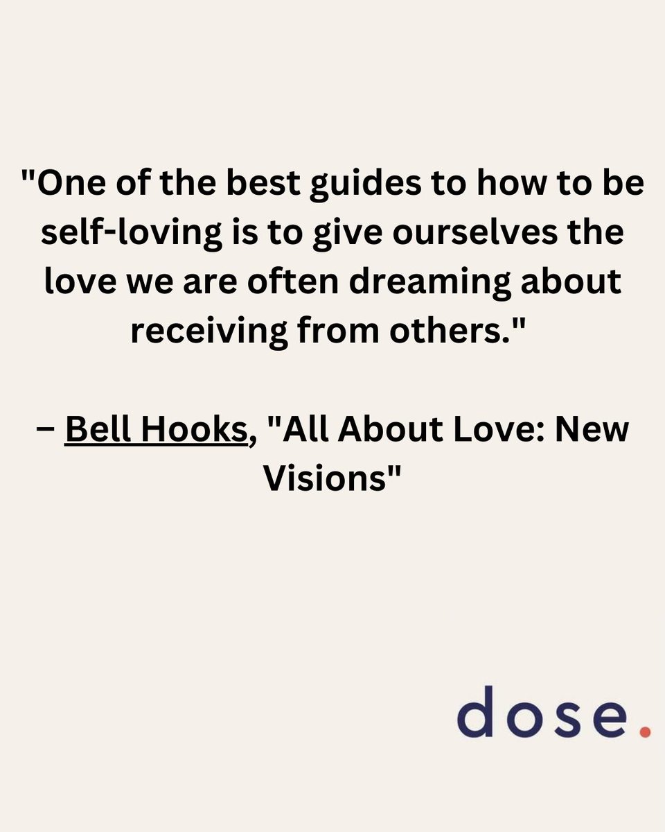 dose's tweet image. #BellHooks #Love #Visions #SelfLove