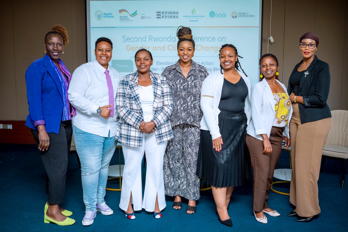 KvinnaKvinnaINT's tweet photo. 🌍Although women are at the frontline of climate impacts, they remain underrepresented in the planning, financing &amp; execution of climate solutions in #Rwanda . It's time this changes—climate finance is not just about emissions &amp; budgets—it is about dignity, power &amp; opportunity. https://t.co/73sLPIzDyZ