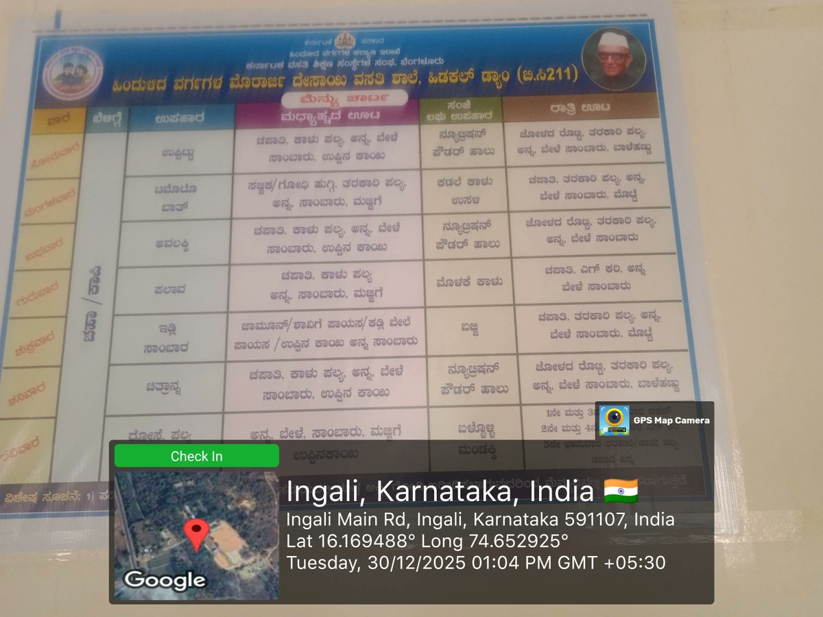 MDRSBC211's tweet photo. Lunch photos  #SocialAudit_SWDMeals #SocialWelfare_Karnataka https://t.co/n4xL0VwAzI
