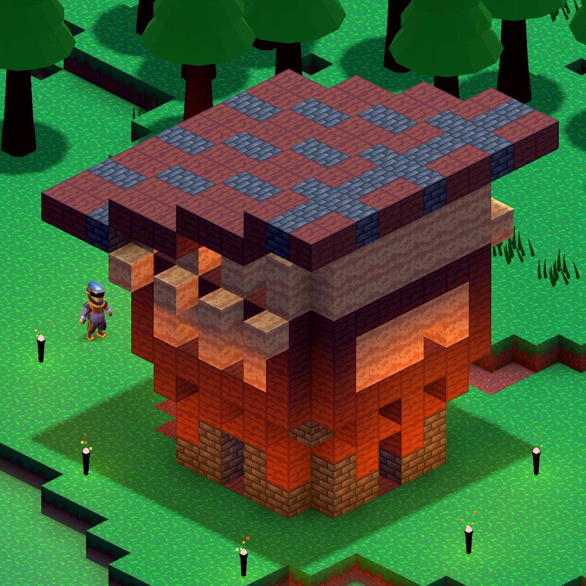 shlldev's tweet image. Despite the limited block palette, @SoSoAnimations  pulled off this really interesting three-story building!

Download IsoPlanets alpha 0.0.5 on our website!
shll.dev