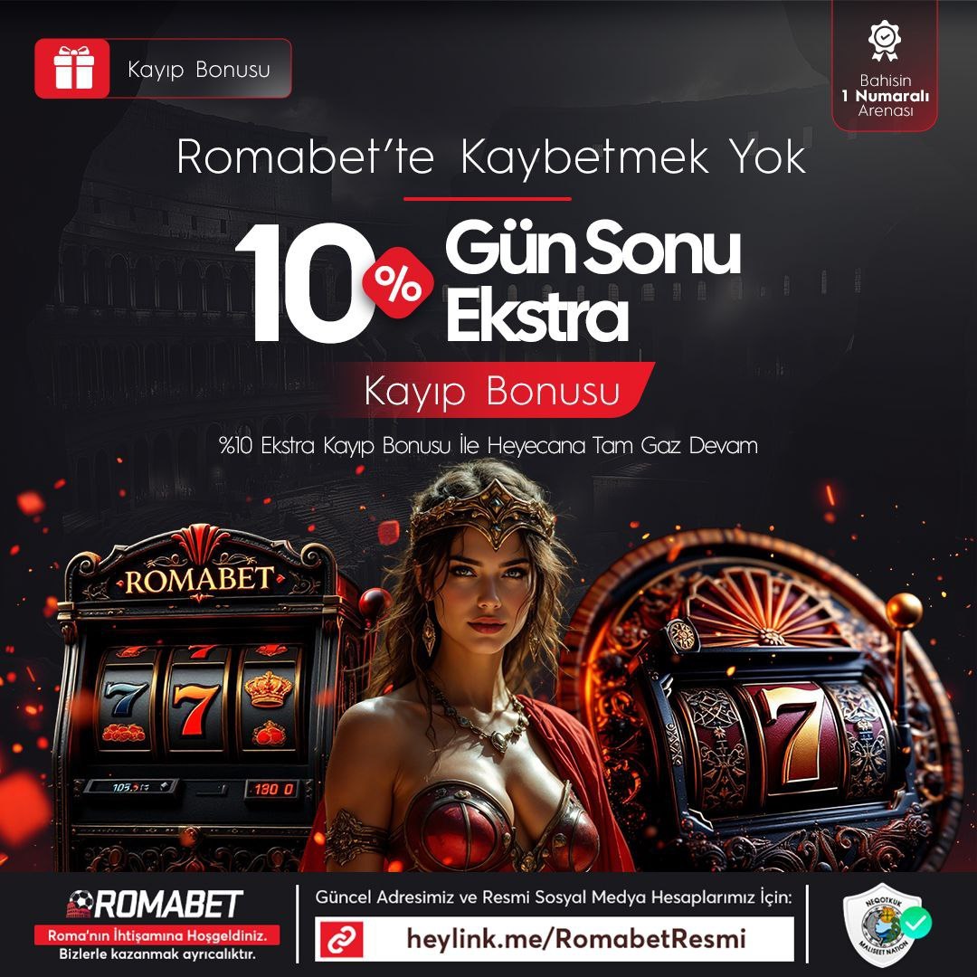 🏆 ROMABET DOUBLE DISCOUNT 🏆

💯 GÜN İÇİNDE ALDIĞIN KAYIP BONUSLARINA EK,

💰 GÜN SONUNDA %10 EKSTRA BONUS 

✅ ROMABET GİRİŞ ; cutt.ly/YriszT6j

#romabet #denemebonusu #bahis #iddaa #kazanc #Jojobet #Marsbahis #grandpashabet #matbet #wbahis #nesine #CratosRoyalBet #zlot
