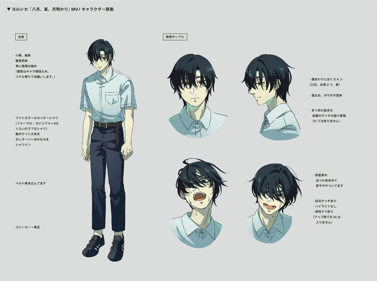 キャラデザ原案資料

#ヨルシカ_八月某月明かり