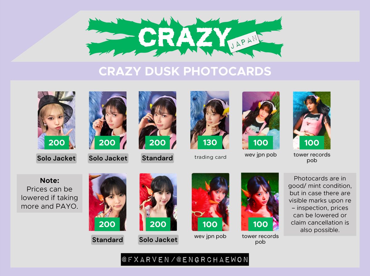 engrchaewon's tweet photo. WTS/LFB lesserafim ph

see photos for prices
nego dop (max 1 month with nrdp)

Reply/dm to claim

Free pf
Loc: Albay
Mop: gcash
Mod: jnt

Sakura Chaewon Yunjin Kazuha Eunchae crazy japan weverse hmv torec trading cards https://t.co/5kHjr6YcTR