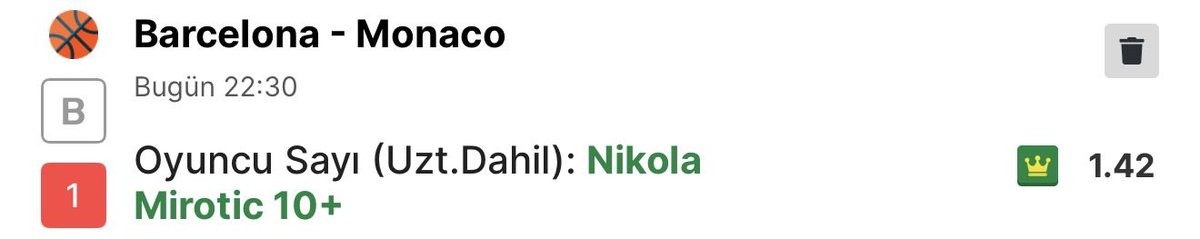 DoubleScreen23's tweet image. Nikola Mirotic 10+ Sayı
1.42
STAKE 9/10

Mirotic sahadayken hücumda her zaman bir skor tehdidi. Set içi post-up’lar, kısa devrilmeler ve faul çizgisi katkısıyla çift haneye ulaşması genelde çok uzun sürmüyor.