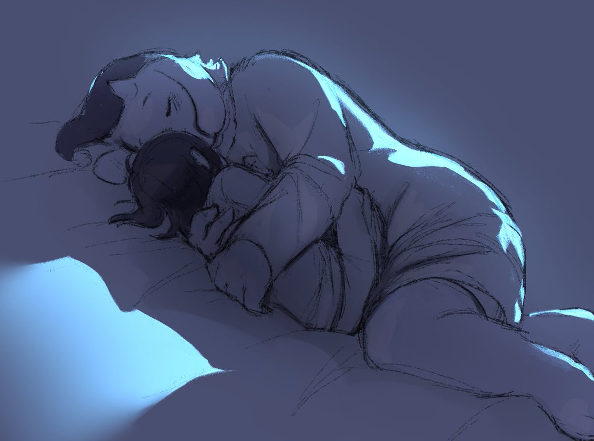 chubbidust's tweet image. sometimes i wonder if kris ever went to their mom after asriel left