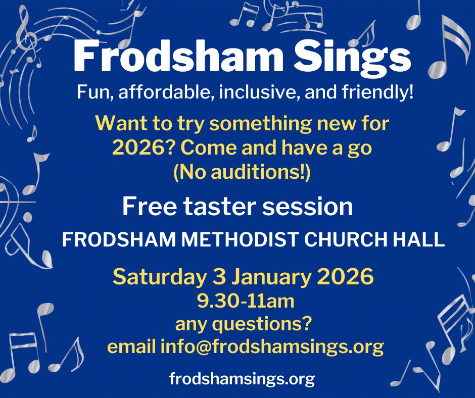 Frodsham Sings! (@frodshamsings) on Twitter photo 