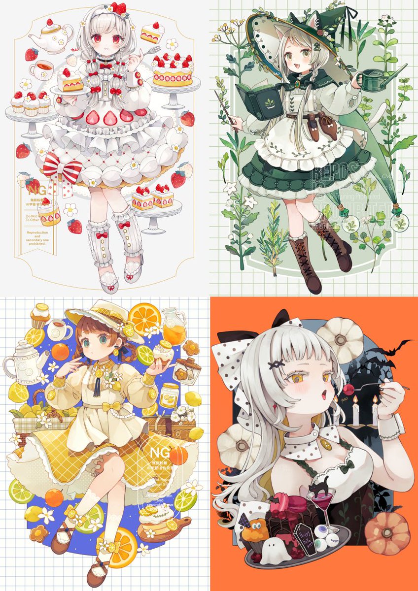 【めい☆プロフ確認必須！ 】 2025年自分が選ぶ今年の4枚 🍰🌿🍋🎃