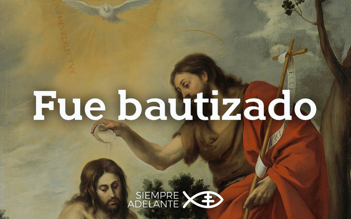 #EvangelioDelDía| BAUTISMO DEL SEÑOR. Mt 3, 13-17. “Se bautizó Jesús y vio que el Espíritu de Dios se posaba sobre él”. 
archisevillasiempreadelante.org/palabraviva-11…

#PalabraViva #SiempreAdelante