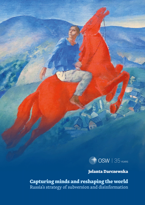 OSW has just published the English edition of 'Capturing Minds and Reshaping the World: Russia’s Strategy of Subversion and Disinformation' by Jolanta Darczewska (1950–2025), former <a href="/OSW_pl/">OSW – Ośrodek Studiów Wschodnich</a> Director.

This landmark study traces the cultural and historical roots of Russia’s