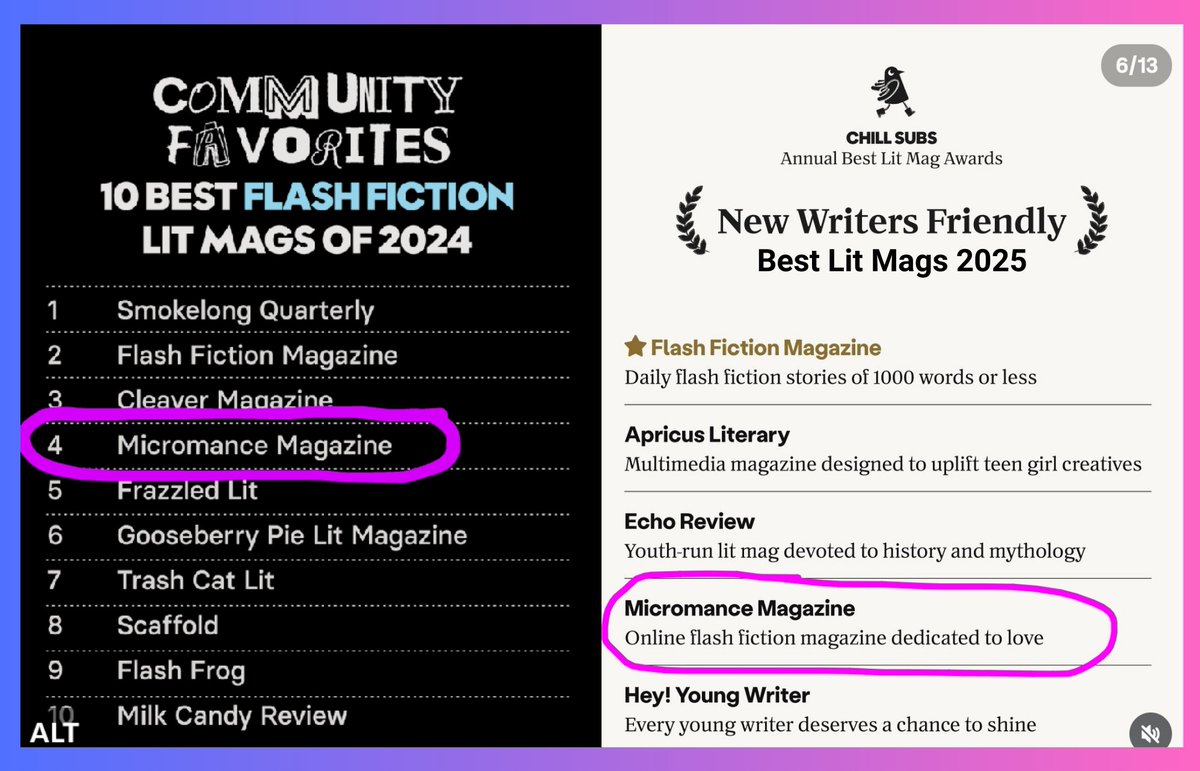 Micromance Magazine 🥰 (@MicromanceMag) / Posts / X