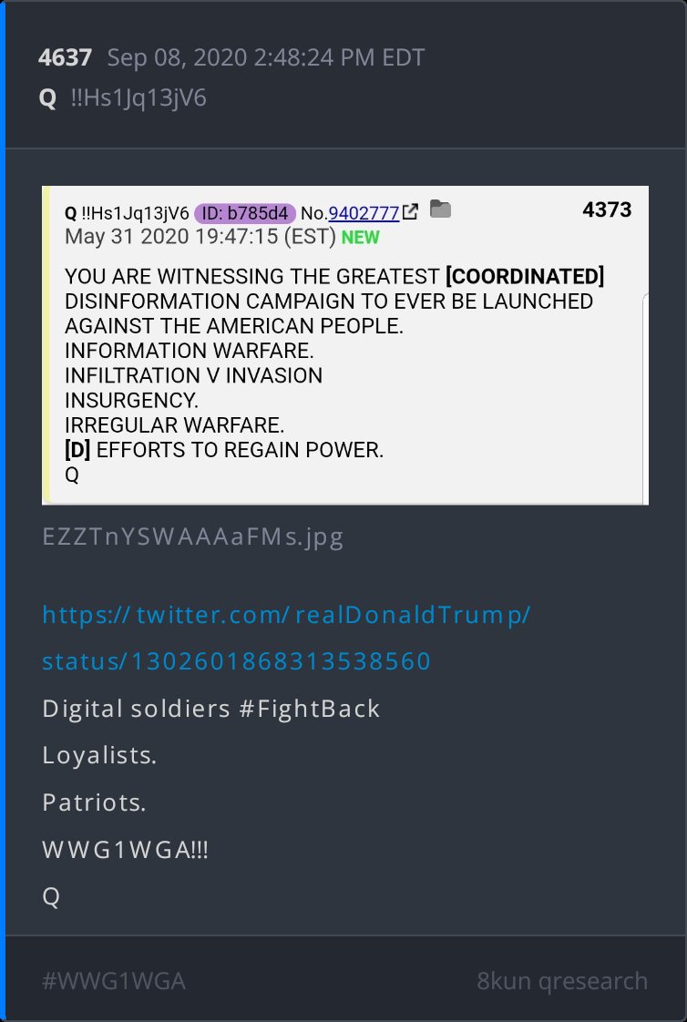 Gen Flynn : 🫡

C'était une insurrection, les amis. Nous disposons désormais d'une armée de soldats numériques, et les médias mainstream se sont tirés une balle dans le pied.

C'est toujours une insurrection, et nous sommes en train de gagner.
x.com/GenFlynn/statu…
