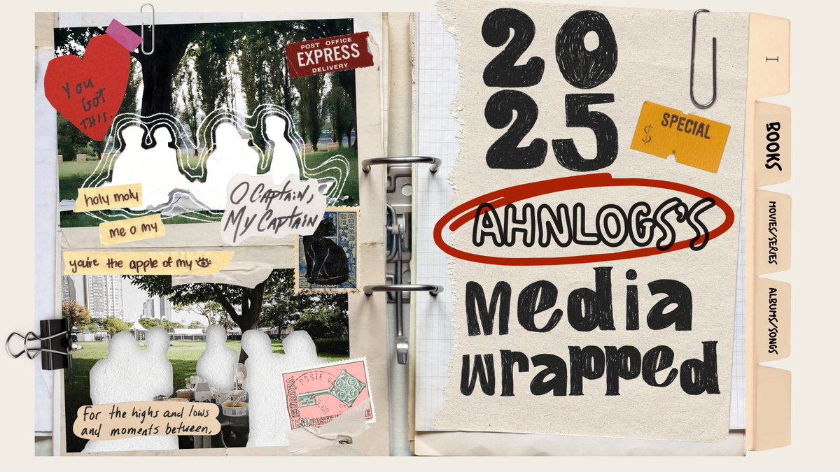ahnlogs's tweet image. 📓⟣ es! 2025 media wrapped.