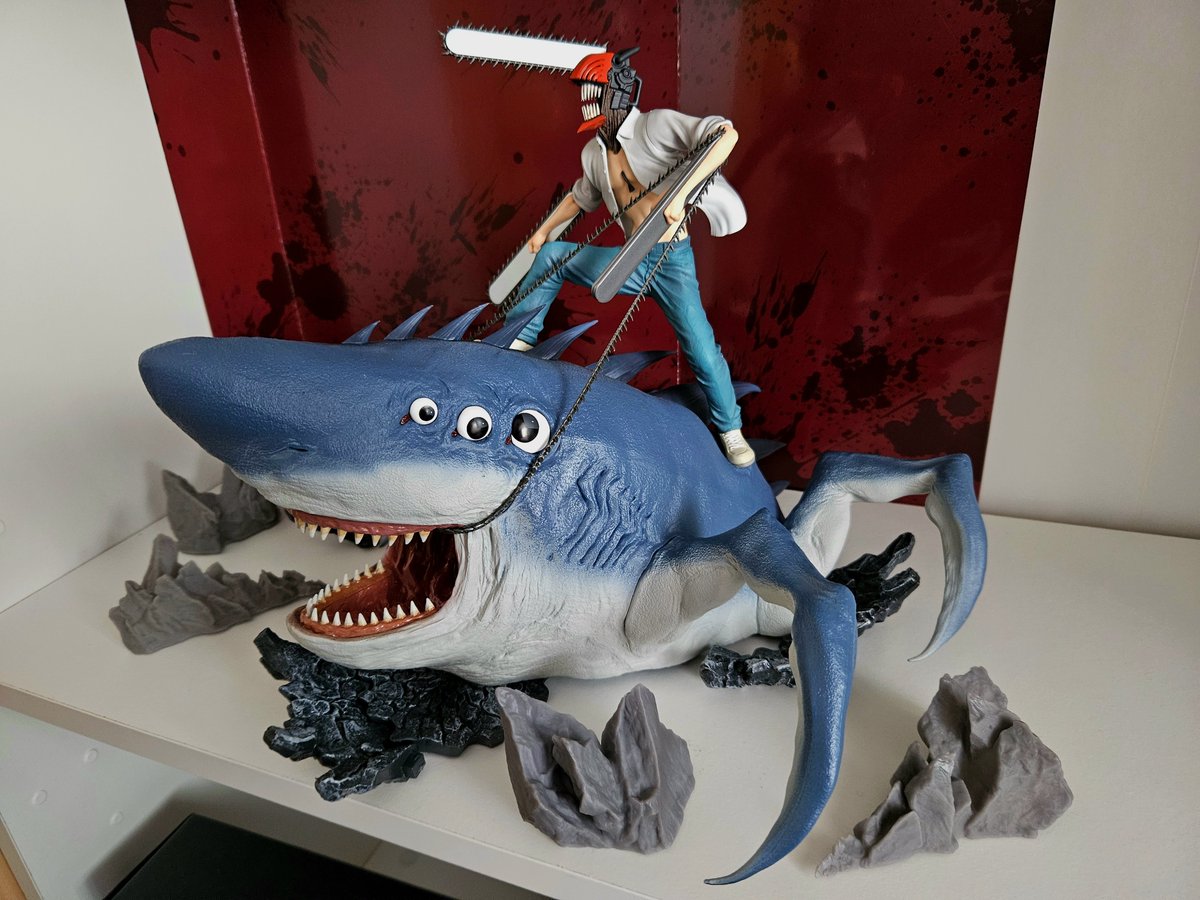 dieguumin's tweet photo. BOMB! 💥
Mi nueva figuraza de Denji y Beam es la bomba 🤩💣 #chainsawman https://t.co/GTNsKvOwbe