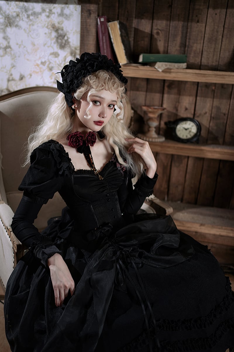 🌟商品紹介🌟 真夜中の囁き ヘッドドレス ゴシックなコーディネートに