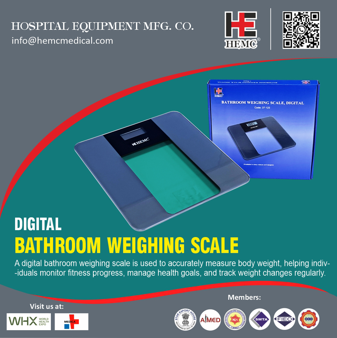 HemcOrtho's tweet image. A digital bathroom weighing scale is used to accurately measure body weight, helping individuals monitor fitness progress, manage health goals, and track weight changes regularly.
#BathroomScale #DigitalScale #WeightTracking #HealthMonitoring #FitnessGoals #BodyWeight