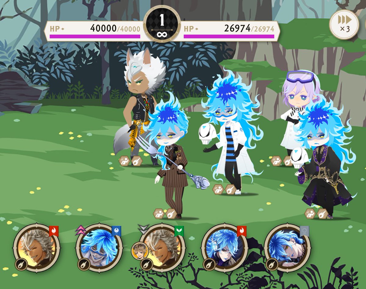 rienaxeoipel's tweet image. カード編成ATK重視にしたら
たまたまイデア先輩3人揃って
笑った🤣
早く推しのガチャの情報出てくれ…