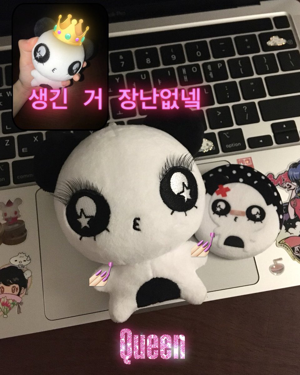 판다 모음이의 품격. . [퀸이 된 판딩이] 👩🏻‍❤️‍💋‍👩🏻💅🏻💕