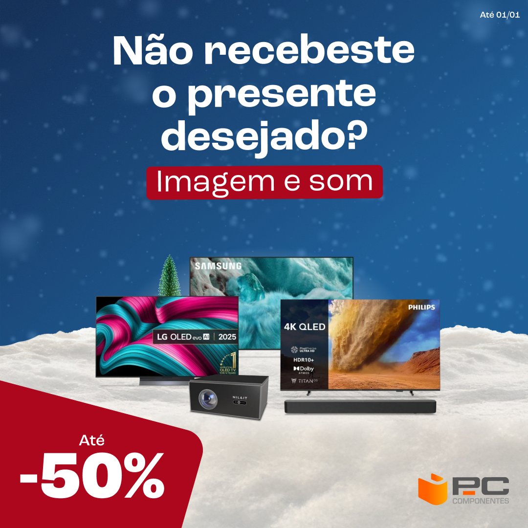 Bom dia, minha gente!
Este é para os que querem ver e ouvir 
a passagem do ano em graaaaaaaande!
➡️bit.ly/4pkmcDL