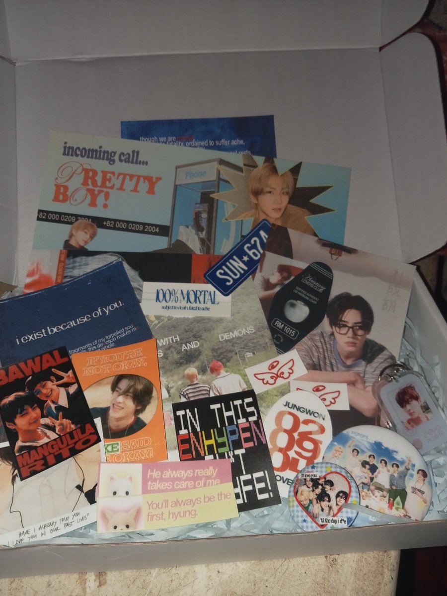 To: <a href="/mortalfuzz/">MORTAL 🪽</a>  ~

Hi! I've already received it, my heart is so full watching all of them and I appreciate the warm letter, and also thank you so much for these! cant believe I all got this for free, thank you so much po ulit! 🥰❤️