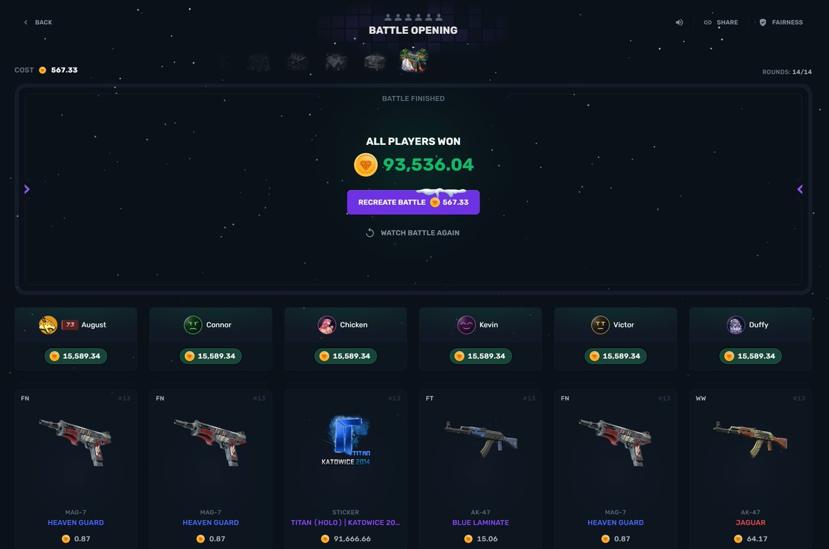 WHAT THE F**K JUST HAPPENED?!🤯🤯🤯

🎁 100 coins to a random RT 🔥

5,000c BI-WEEKLY CSGOGEM LB 👉 augustrewards.com/leaderboard/cs…