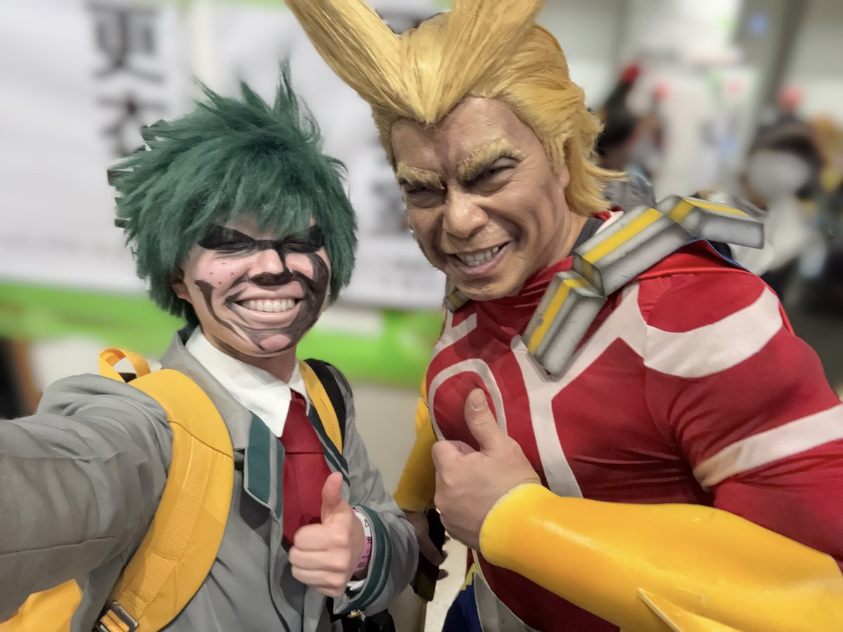 オールマイトに会えて感激だった✨✨