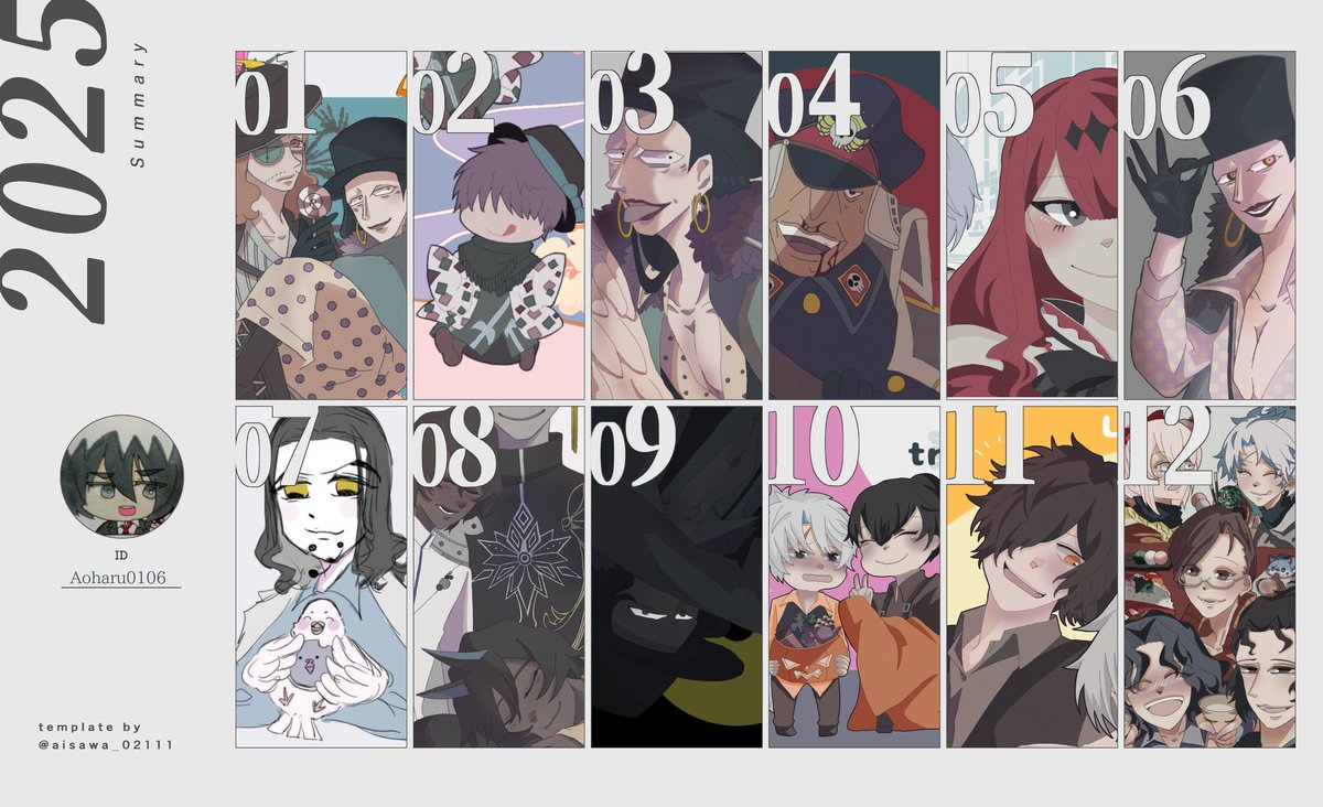 #今年描いた絵を振り返る
後半は怒涛のFGOだったな
楽しかった……✨