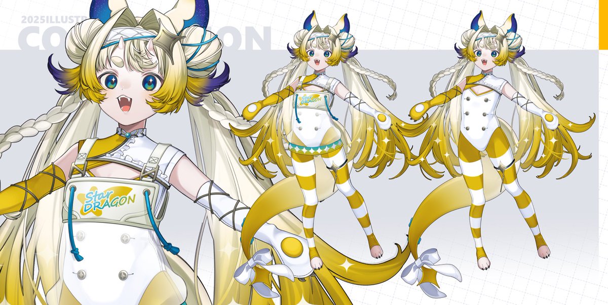 ◤お仕事 キャラクターデザイン、立ち絵を担当させて頂きました