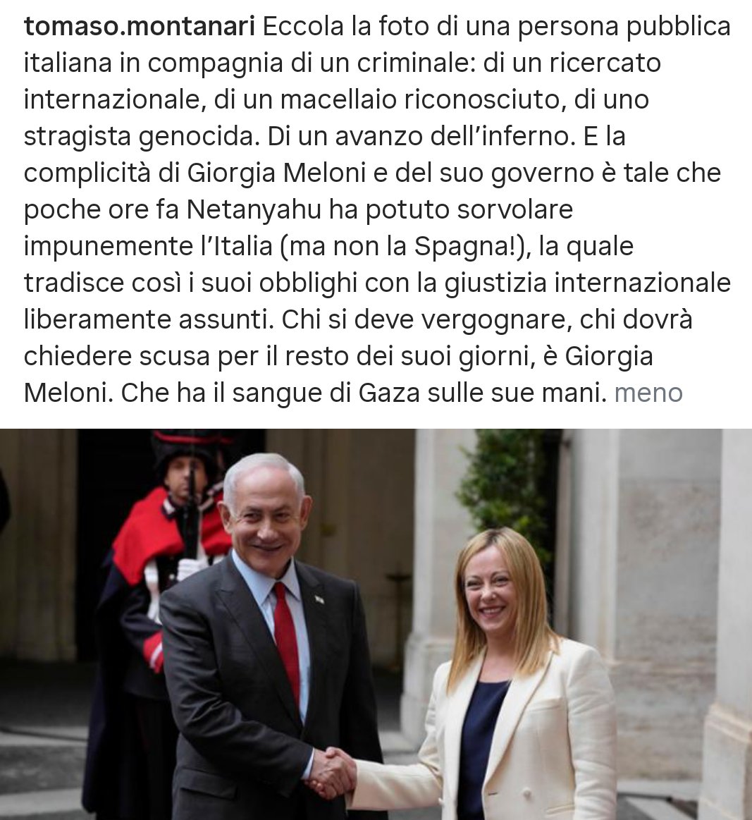 fawollo13's tweet image. Niente da aggiungere, il professor Montanari ha già detto tutto.
#Meloni #Netanyahu #Gaza