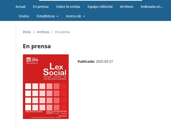 📌Abierto número “En prensa”. Dos partes entre otros ya  los de segunda “El tránsito de la protección del medio ambiente a la #emergencia #climática: los retos de las #democracias constitucionales” upo.es/revistas/index… Iremos destacándolos individualmente <a href="/bibupo/">Biblioteca/CRAI UPO</a> #revistasupo
