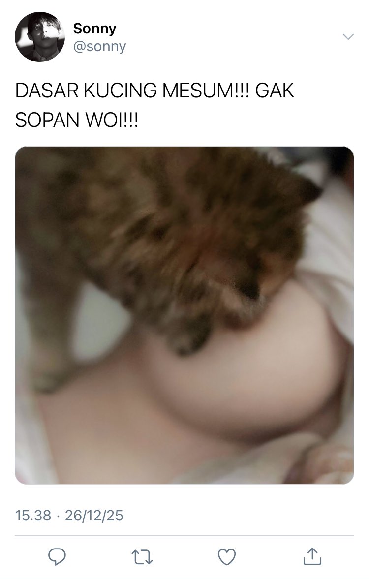 2ndDgy's tweet photo. Kucing

𝙂𝙖𝙠 𝙢𝙖𝙟𝙞𝙠𝙖𝙣, 𝙜𝙖𝙠 𝙗𝙖𝙗𝙪 𝙙𝙤𝙮𝙖𝙣𝙣𝙮𝙖 𝙣𝙚𝙣𝙚𝙣..

——Scoups Oneshot AU
From #neighborcoreau 
🔞🔞 written by @2ndDgy https://t.co/uspbymUbWV